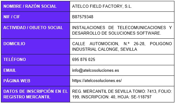 AVISO LEGAL